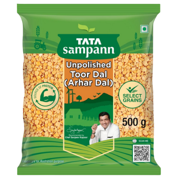Tata Unpolished Toor Dal - 500 g