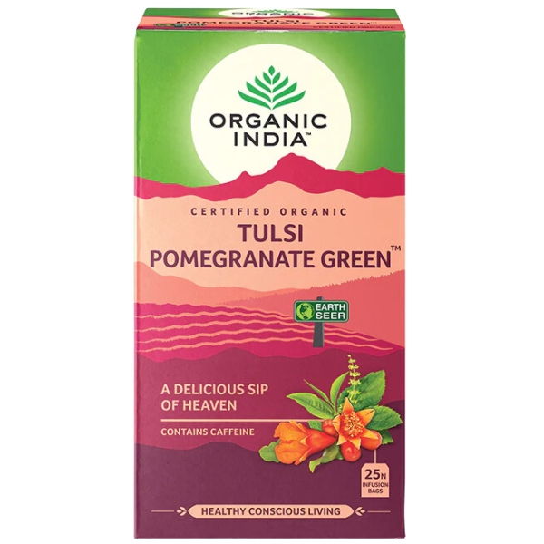 Tulsi Green Tea Pomegranate - 25 Teabags - 32 g