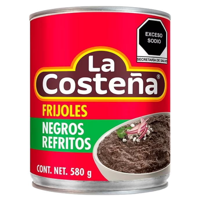 La Costeña Frijoles Negros Refritos – 580 g