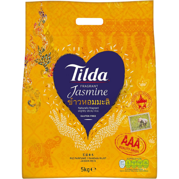 Tilda Jasmine Fragrant Rice - 5 Kg