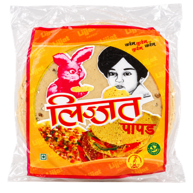 Lijjat Garlic Papad - 200 g