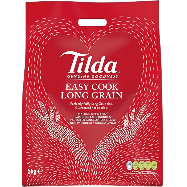 Tilda Easy Cook Long Grain Rice 5 Kg