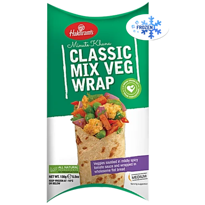 Desi Wrap Classic Mix Vegetable - 156 g