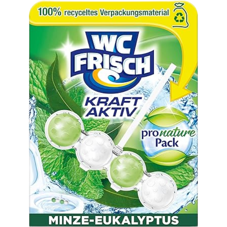WC Frisch Kraft Aktiv Mint & Eucalyptus - 50 g