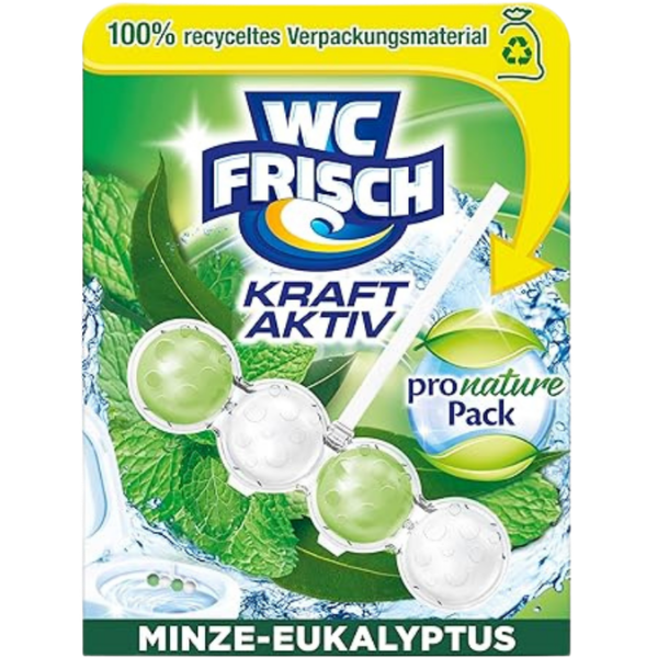 WC Frisch Kraft Aktiv Mint & Eucalyptus - 50 g
