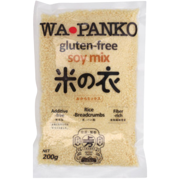 Wa-Panko Gluten-Free Rice Breadcrumbs (Soy Mix) – 200 g