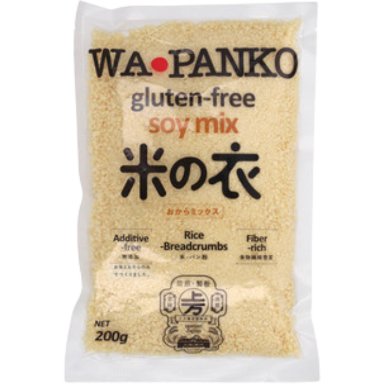Wa-Panko Gluten-Free Rice Breadcrumbs (Soy Mix) – 200 g