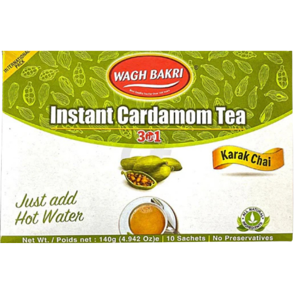 Wagh Bakri Instant Cardamom Tea - 140 g