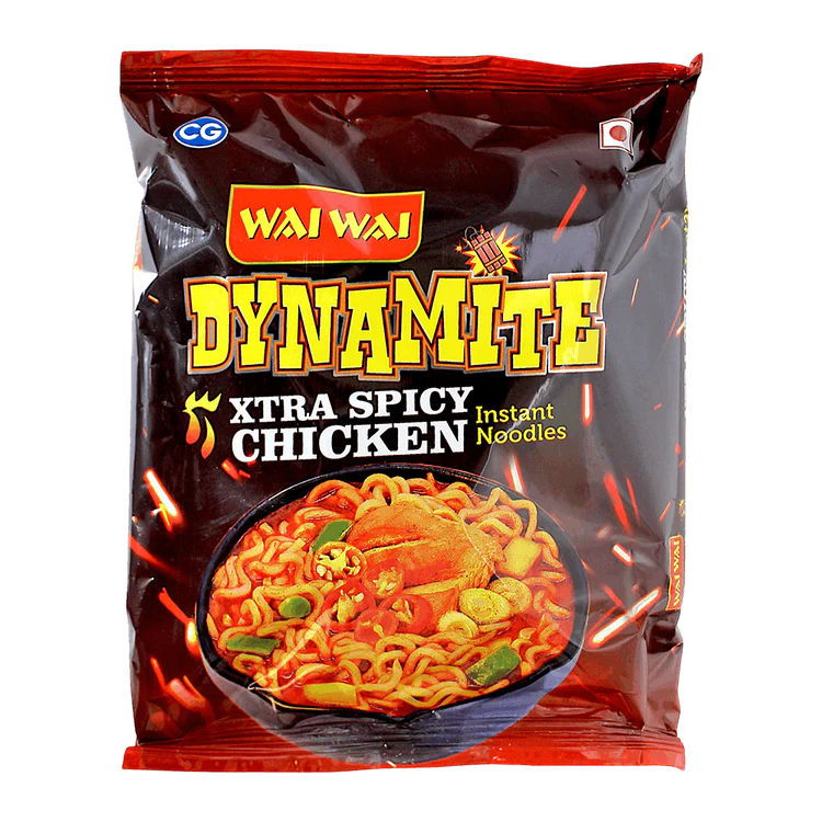 Wai Wai Dynamite Xtra Spicy Chicken Instant Noodles – 100g