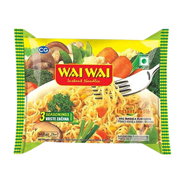 Wai Wai Instant Noodles Vegetable Flavour – 75 g