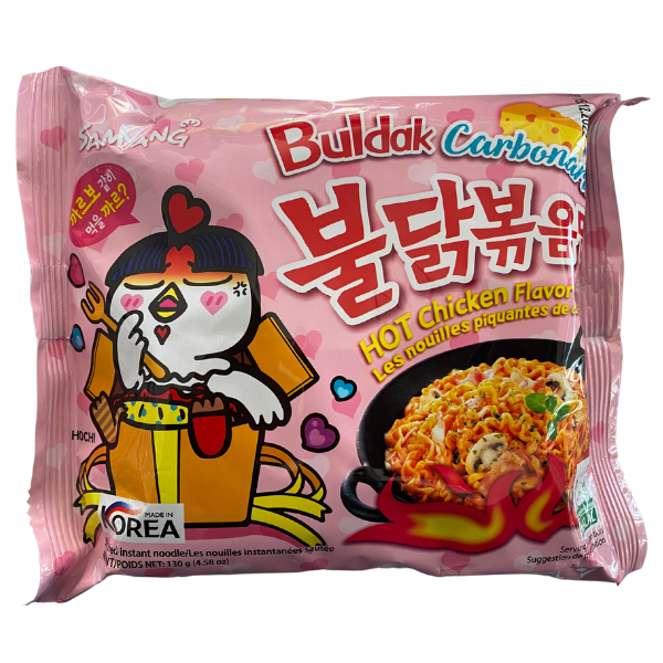 Buldak Carbonara Hot Chicken Ramyeon - 130 g