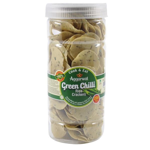 Rice Cracker Green Chilli - 250 g