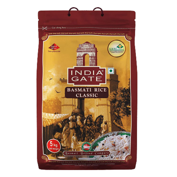 India Gate Classic Basmati Rice - 5 kg