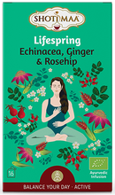 Lifespring (Seelenfeuer) - Echinacea,Ginger & Rosehip - 16 teabags - 32 g