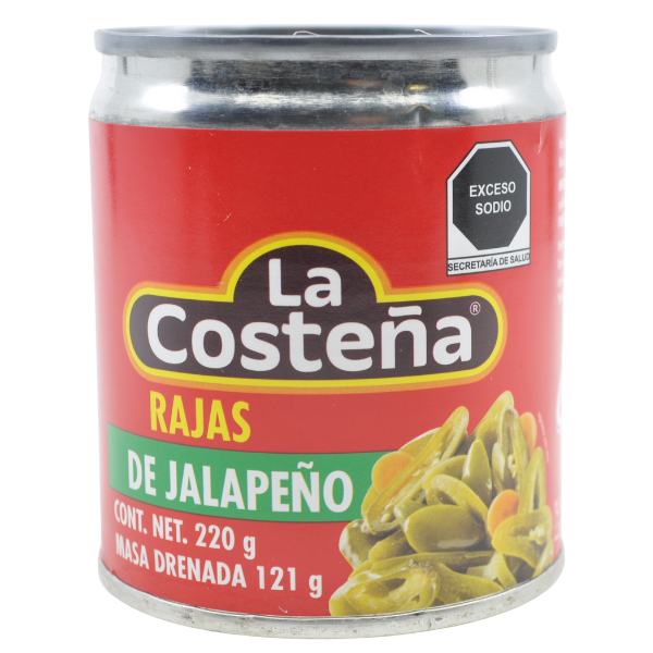 Rajas Verdes Japalenos La Costena - 220 g