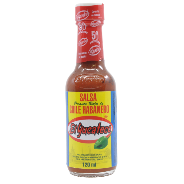 Salsa Habanero Rot El Yucateco - 120 ml