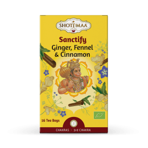 Sanctify (Goldene Mitte)- Ginger, Fennel, Cinnamon - 16 teabags - 32 g