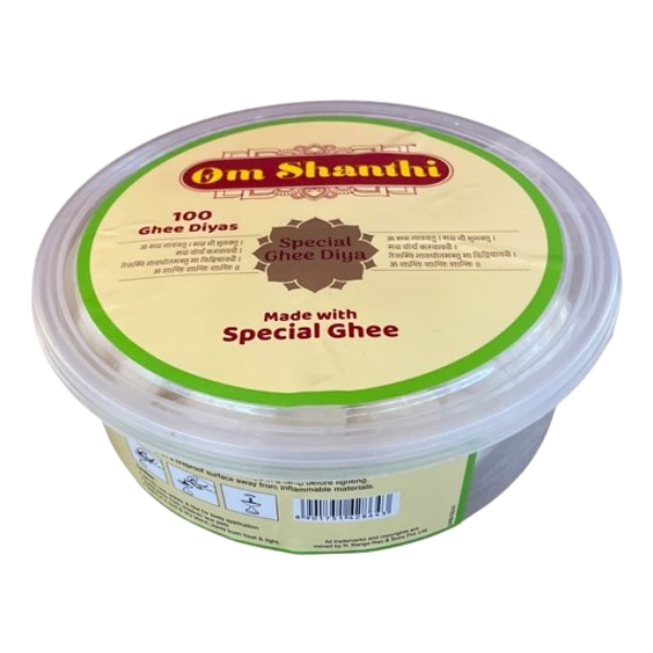 Ghee Diya 100 Pcs - 10 g
