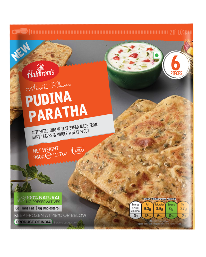 Pudina Parantha 6 pcs 