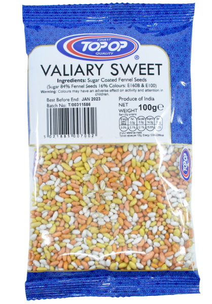 Fennel Seeds Sugar Coated - 100 g